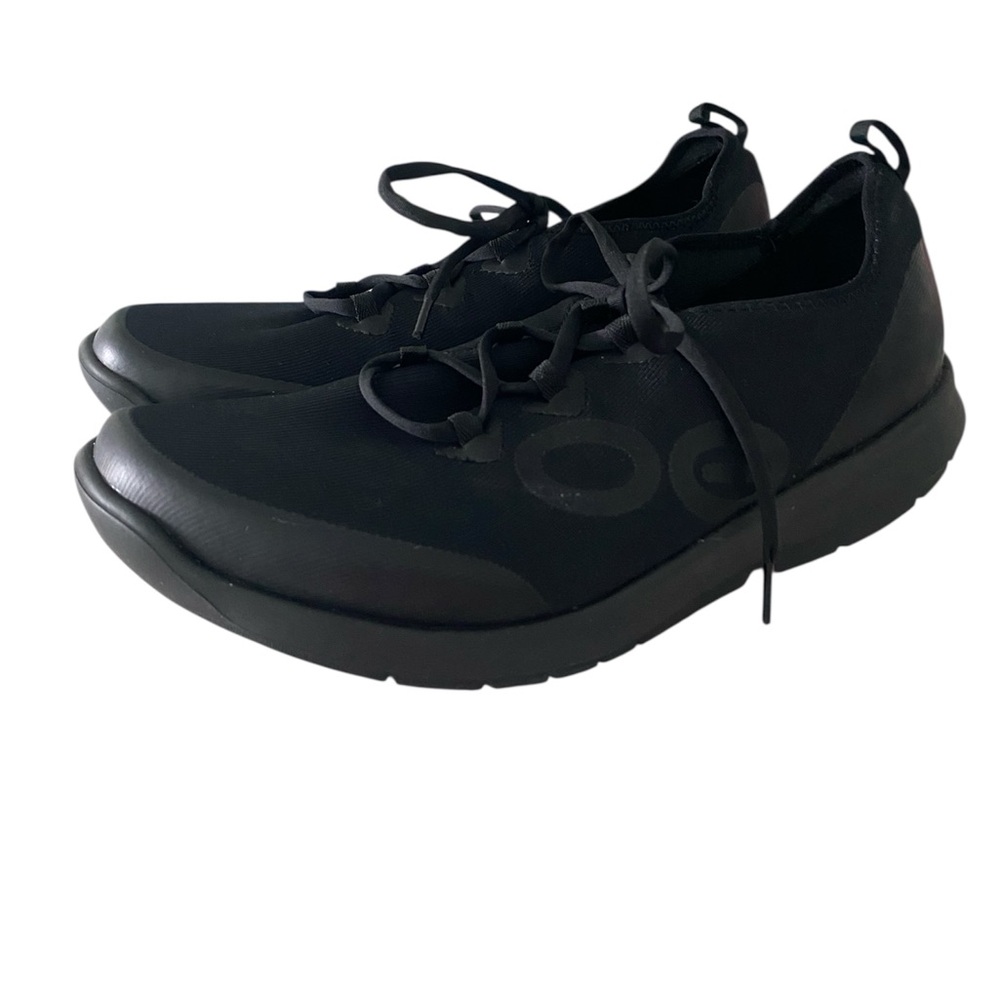 OOFOS Men's OOmg Sport LS Low Shoe - Black 12.5